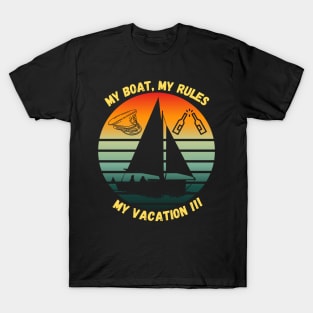 Boat and Vacation T-Shirt